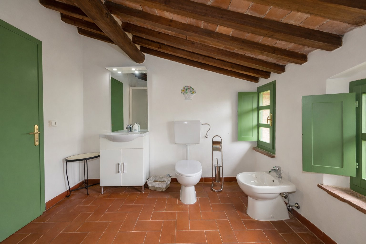 Bagno principale appartamento Bouganville - casale La Vivaldina Suvereto Toscana